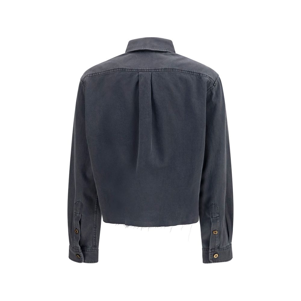 Miu Miu Graues Denim-Hemd
