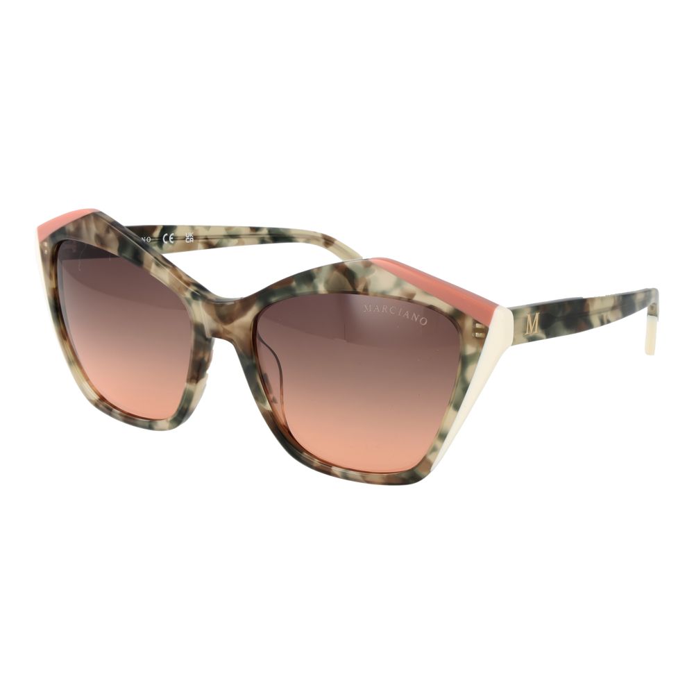 Marciano by Guess Sonnenbrille aus Armeegrünem Acetat
