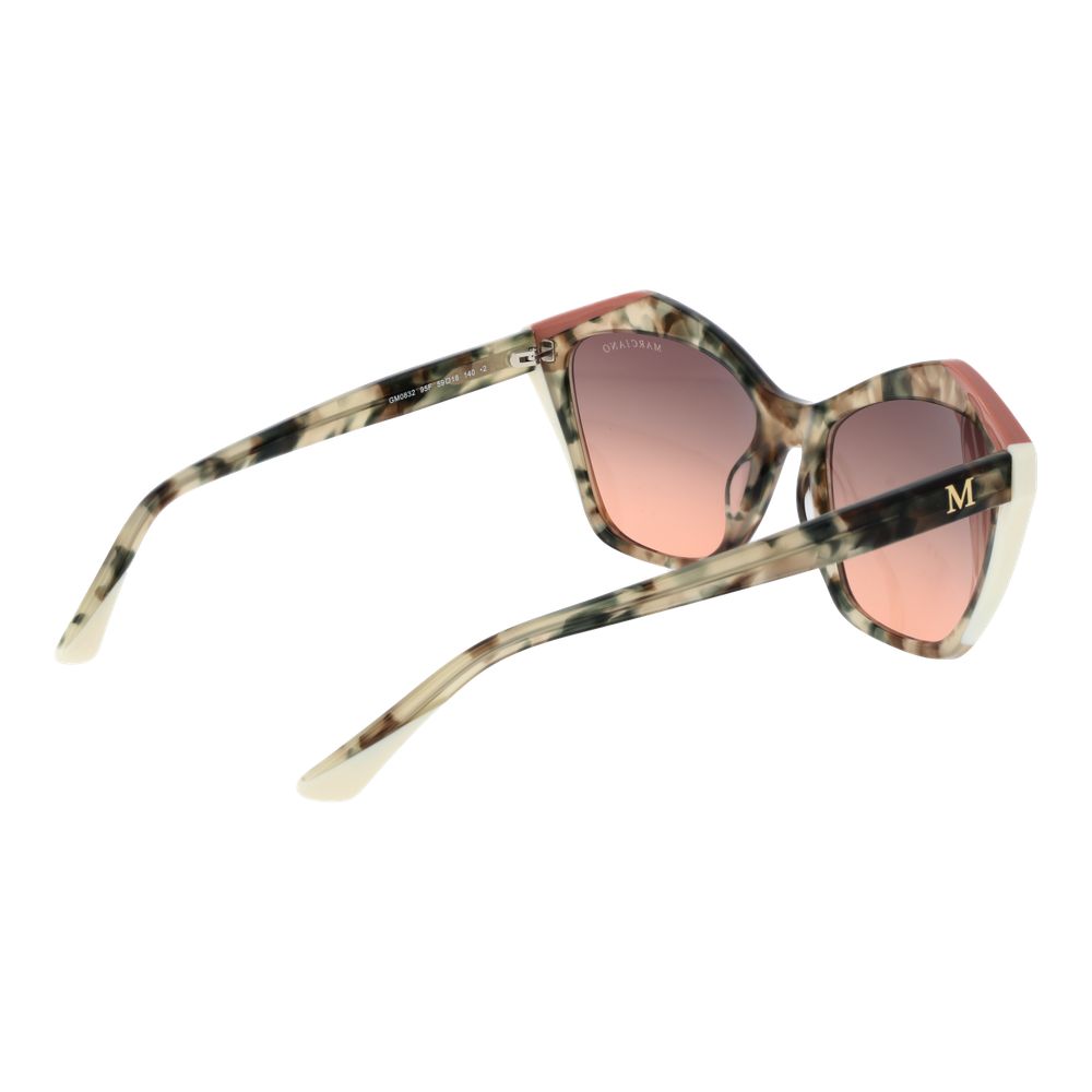 Marciano by Guess Sonnenbrille aus Armeegrünem Acetat