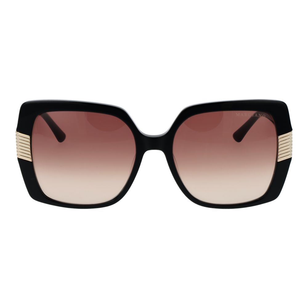Marciano by Guess Schwarze Sonnenbrille aus Acetat