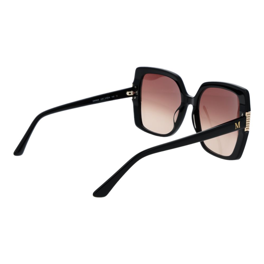 Marciano by Guess Schwarze Sonnenbrille aus Acetat