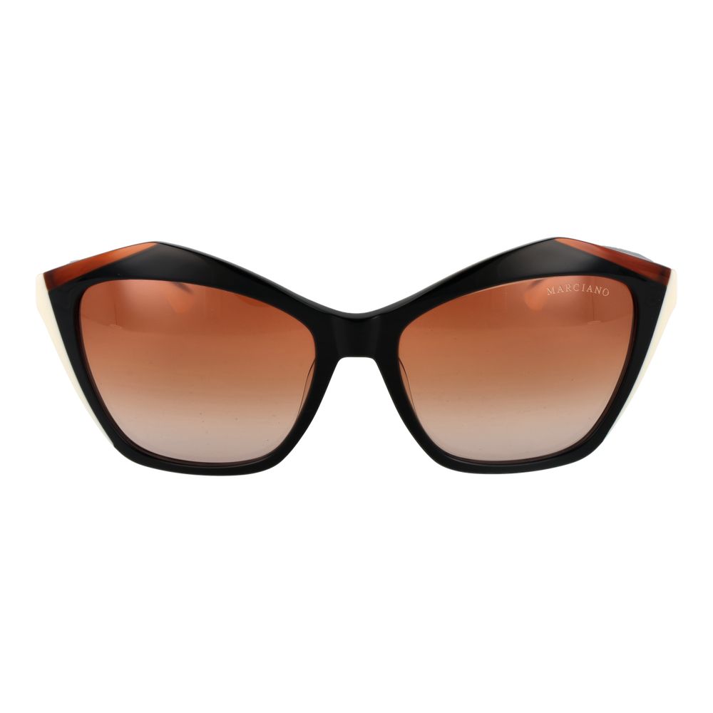 Marciano by Guess Schwarze Sonnenbrille aus Acetat