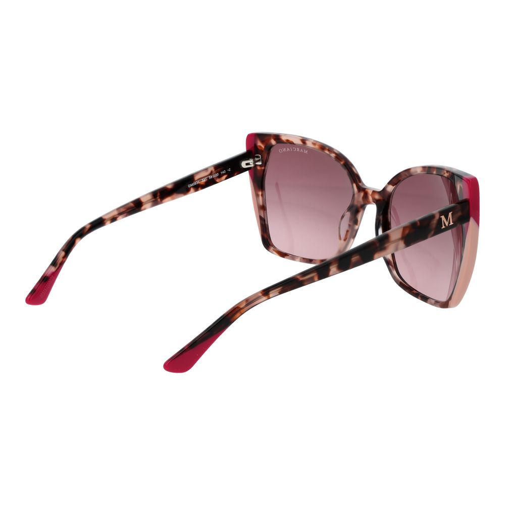 Marciano by Guess Braune Sonnenbrille aus Acetat