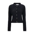 Our Legacy Schwarzes Alpaka Vicugna Pacos Poloshirt