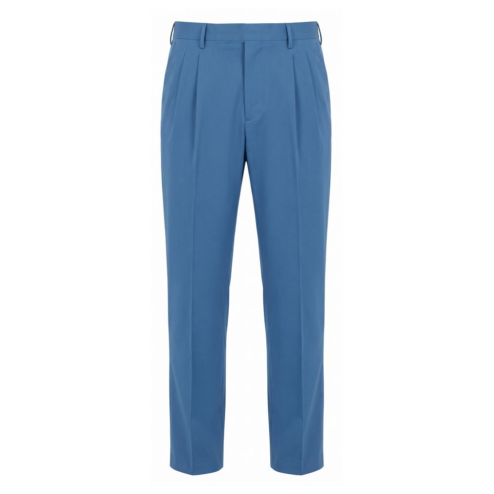 Malo Blaue Baumwollhose für Herren