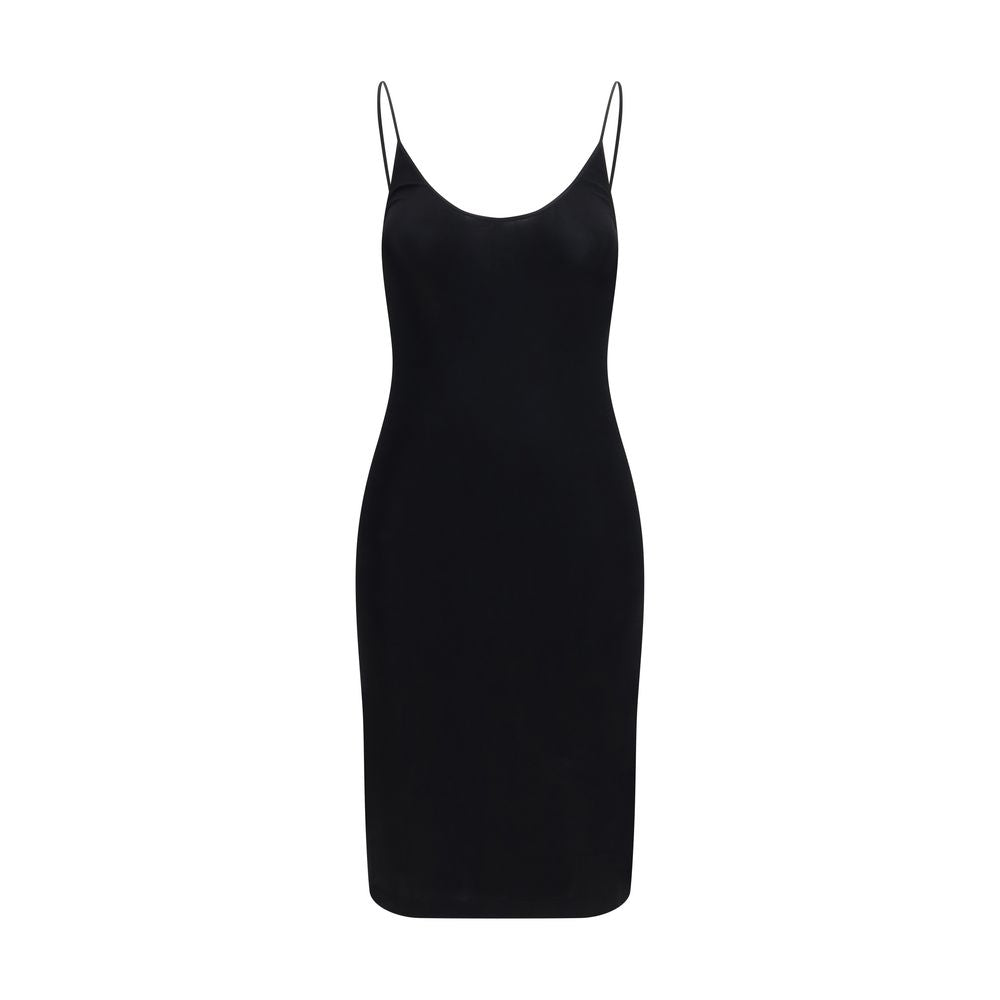 Saint Laurent Schwarzes Viskose-Freizeitkleid