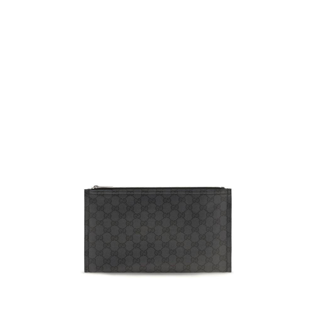 Gucci Schwarze Stoffhandtasche
