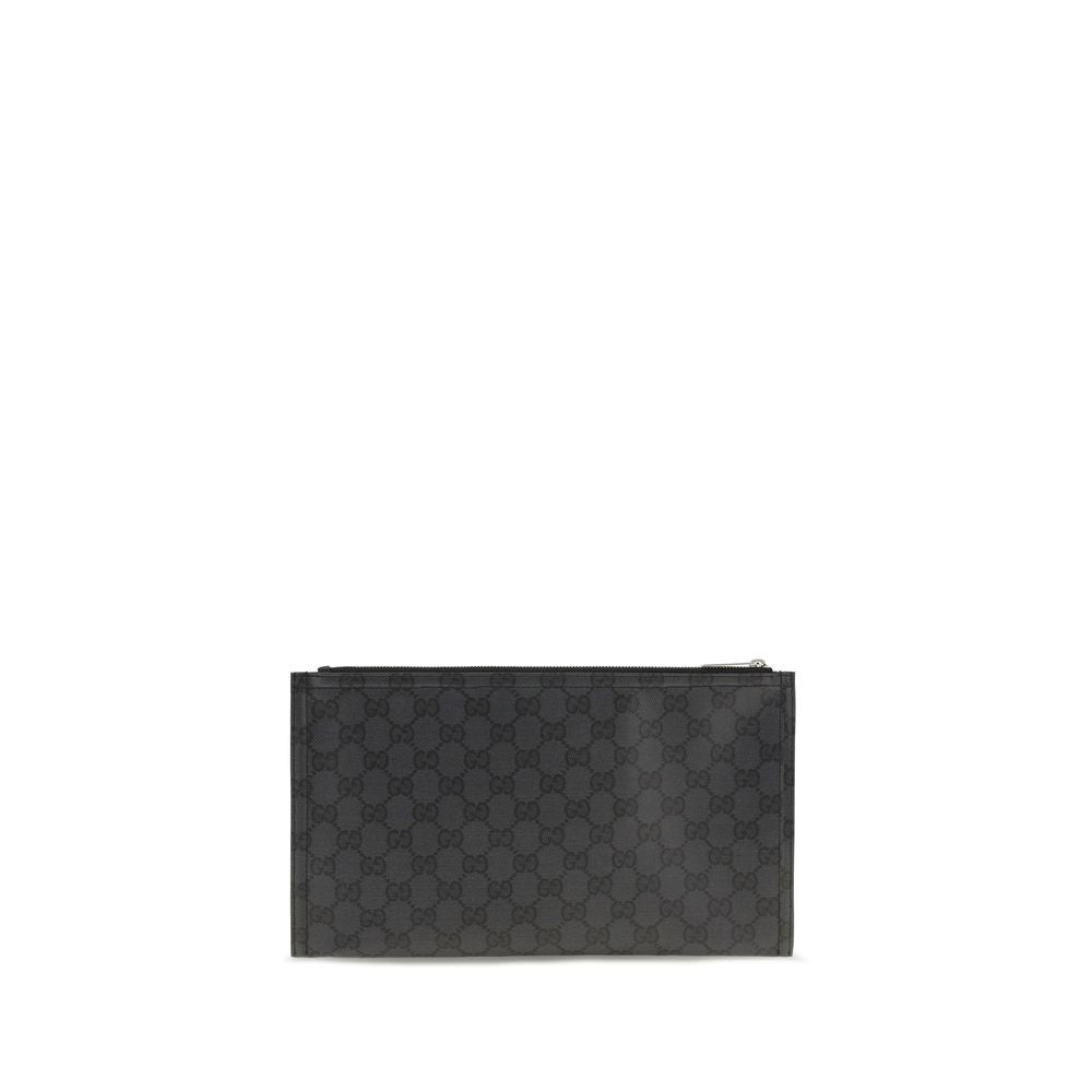 Gucci Schwarze Stoffhandtasche