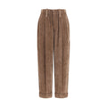 Brunello Cucinelli Braune Viskose-Freizeithose