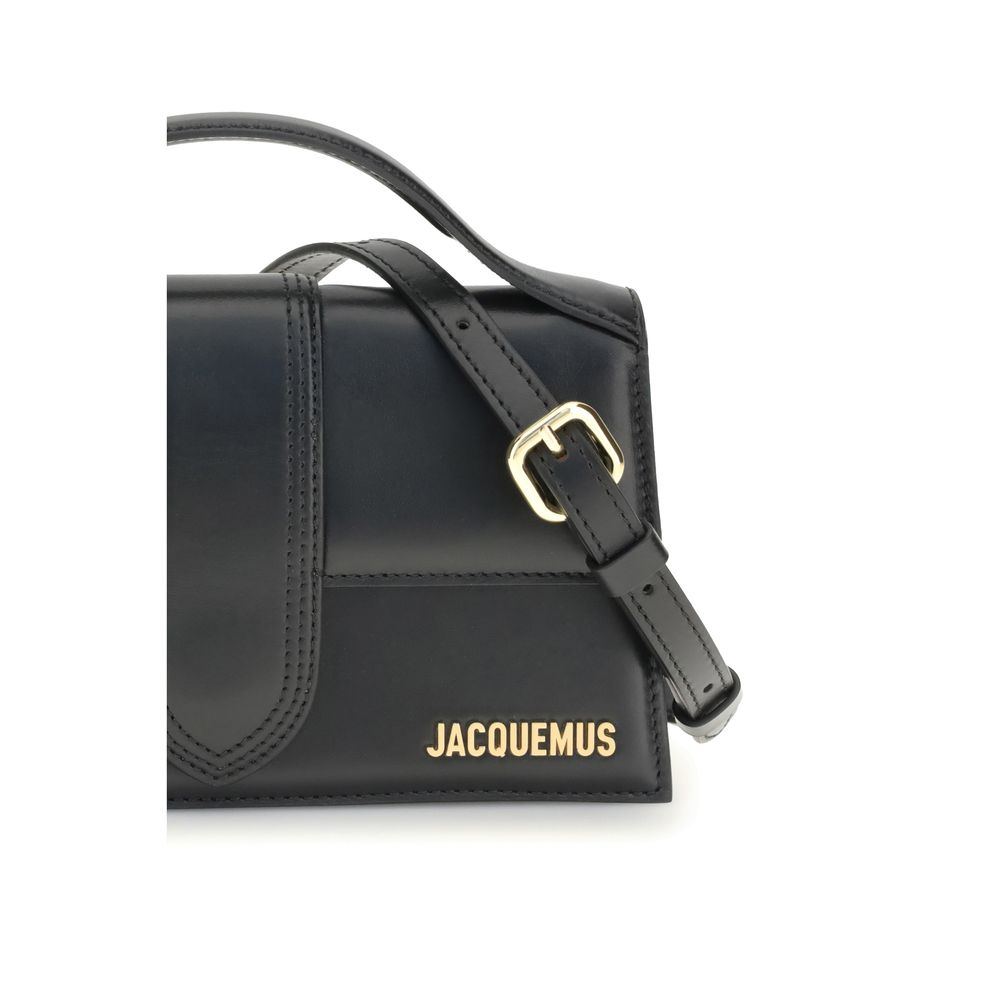 Jacquemus Schwarze Kalbsleder Bos Taurus Handtasche