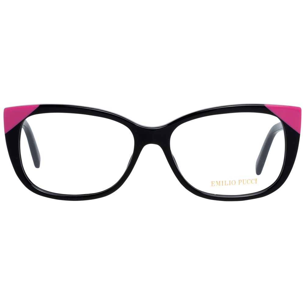 Emilio Pucci Schwarze Kunststoffbrille (Gestell)