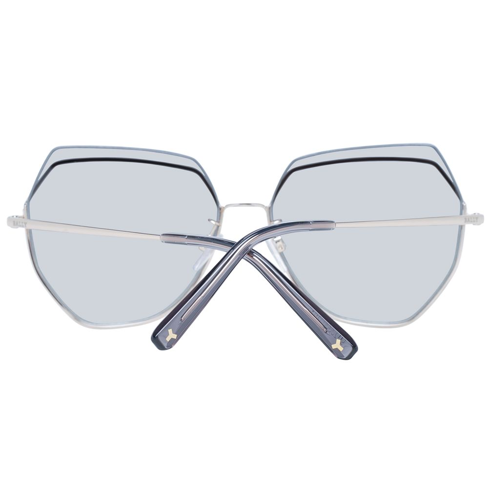 Bally Sonnenbrille aus Roségold-Metall