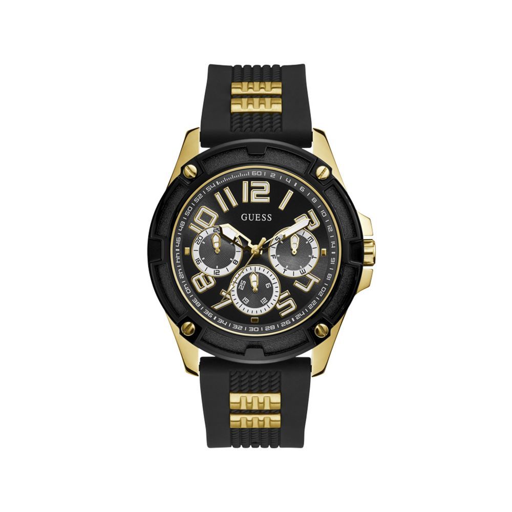 Guess Schwarze synthetische Kleid-Uhr