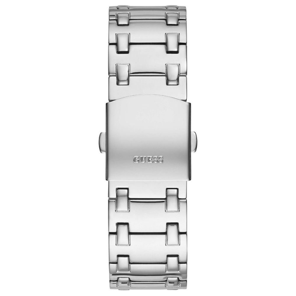 Guess Graue Edelstahl-Dresswatch