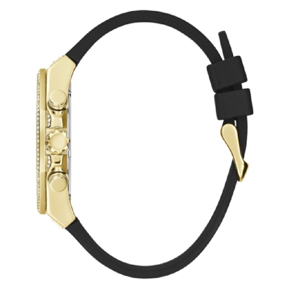 Guess Schwarze synthetische Kleid-Uhr
