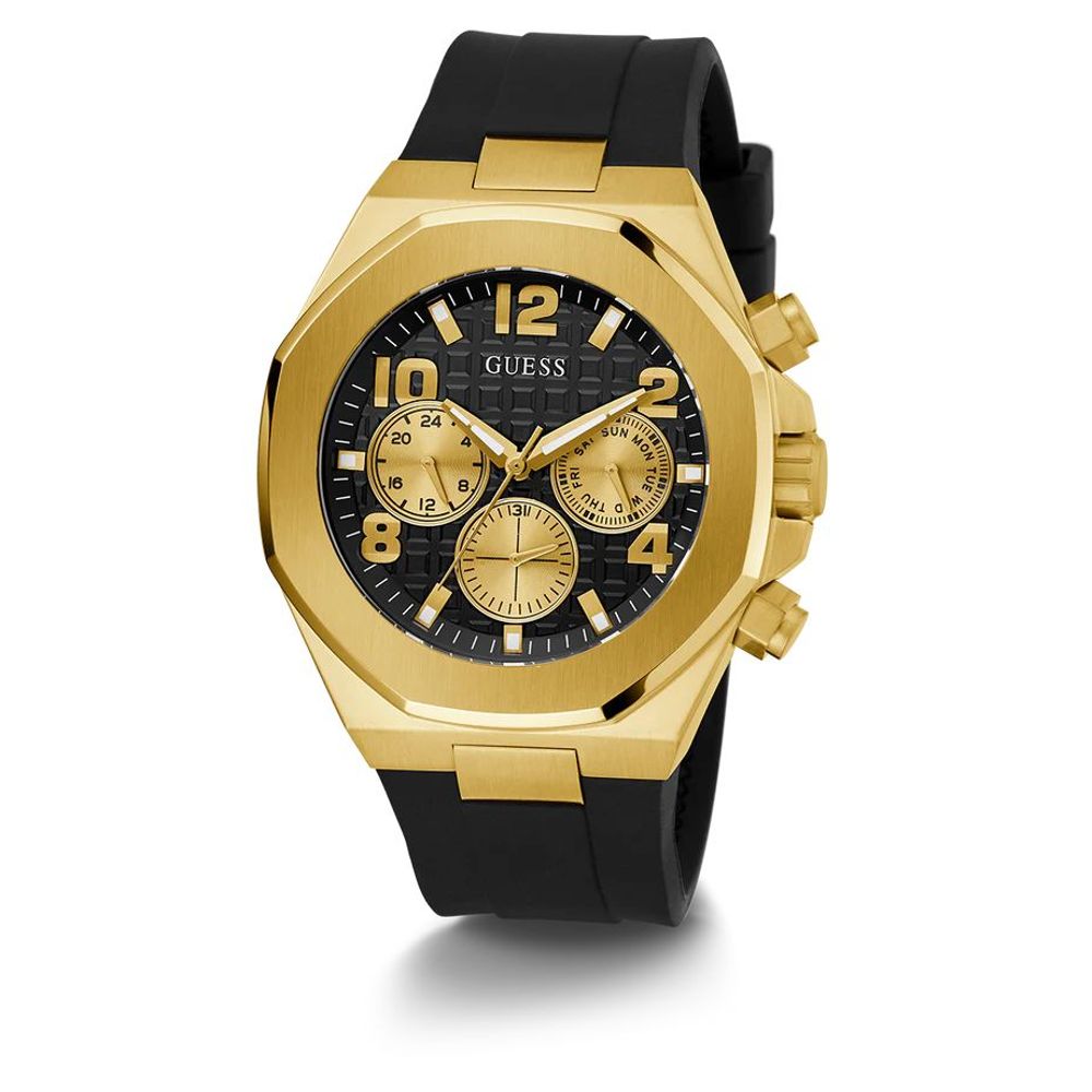 Guess Schwarze synthetische Kleid-Uhr