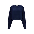 Lisa Yang Blauer Kaschmirpullover