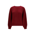 Lisa Yang Kaschmirpullover in Bordeaux