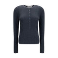 Lisa Yang Grauer Baumwollpullover