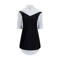 Balenciaga Schwarzes Oves Aries Wollkleid