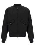 Y-3 Schwarzer Bomber aus Polyamid