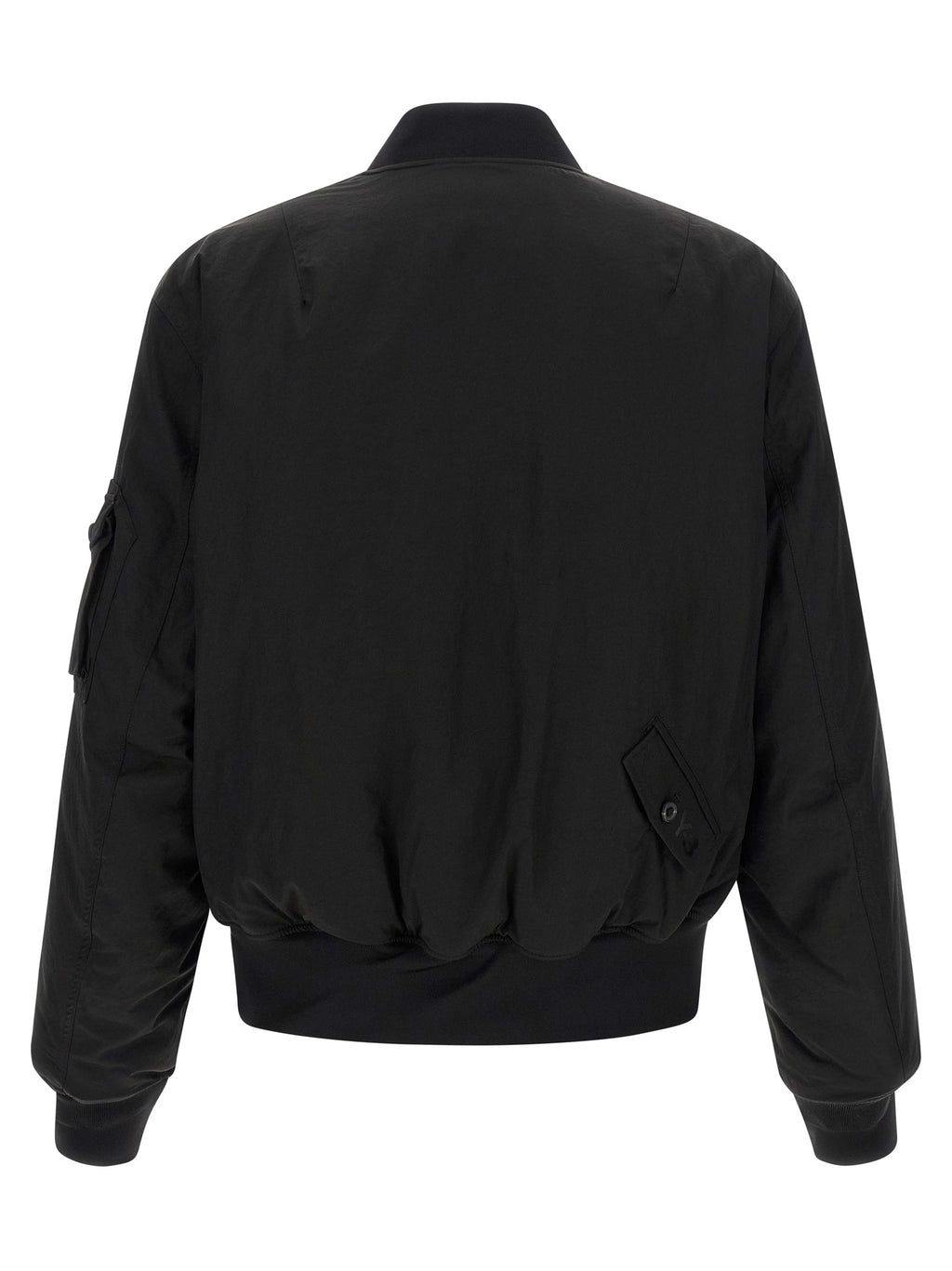 Y-3 Schwarzer Bomber aus Polyamid