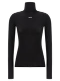 Off-White Schwarzer Cardigan aus Acetat