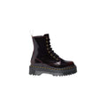 Dr. Martens Ankle Boots aus bordeauxrotem Leder