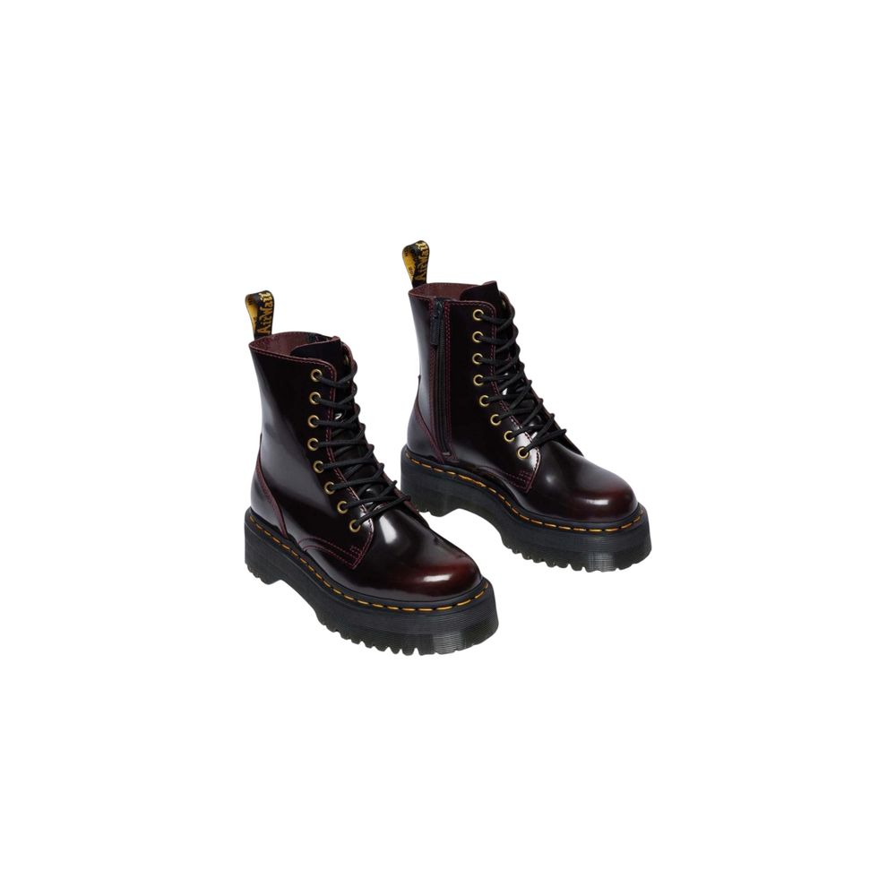 Dr. Martens Ankle Boots aus bordeauxrotem Leder