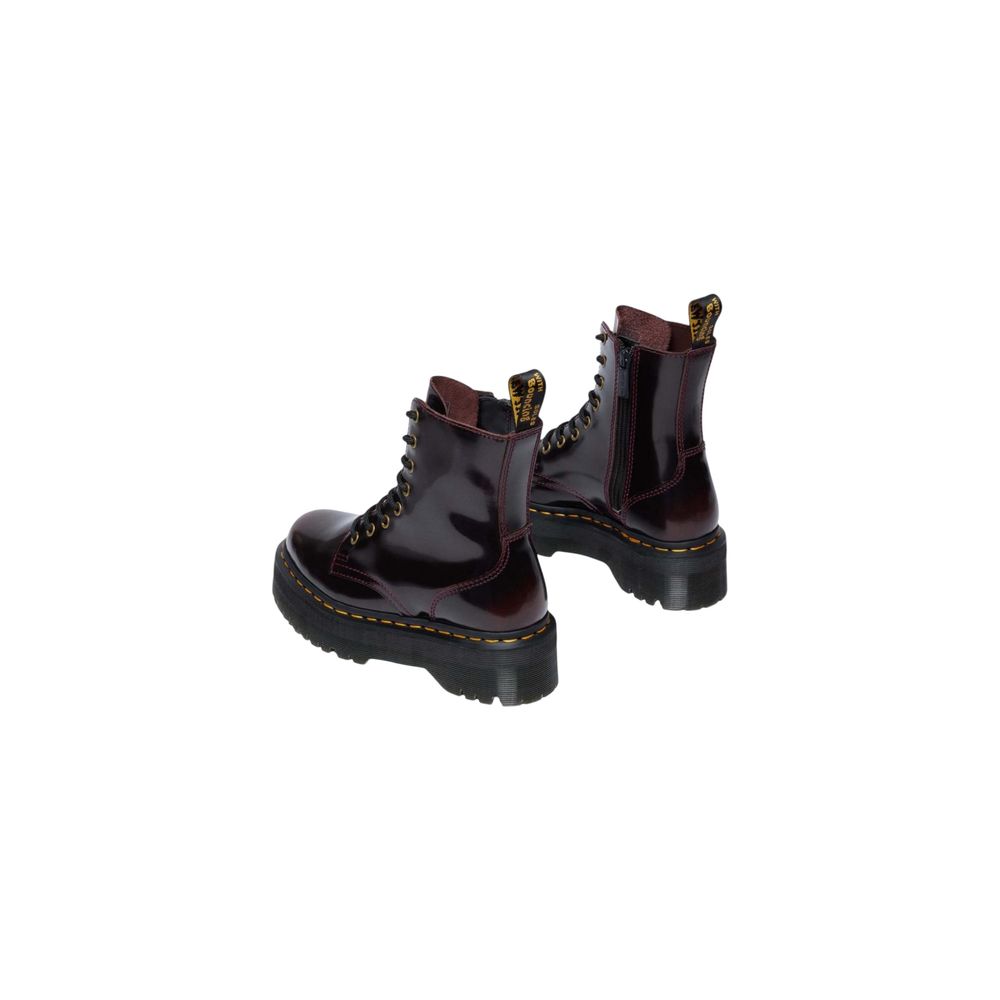 Dr. Martens Ankle Boots aus bordeauxrotem Leder