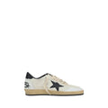 Golden Goose Weiße Low-Top-Sneaker aus Kalbsleder Bos Taurus