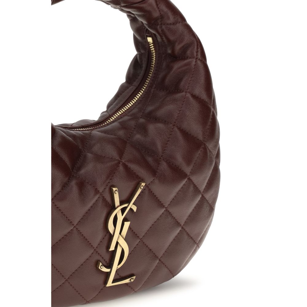 Saint Laurent Braune Lammleder Schultertasche Ovis Aries Aries