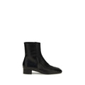 Herbert Levine Schwarze Ankle Boots aus Kalbsleder Bos Taurus