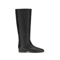 Herbert Levine Schwarze Ankle Boots aus Kalbsleder Bos Taurus