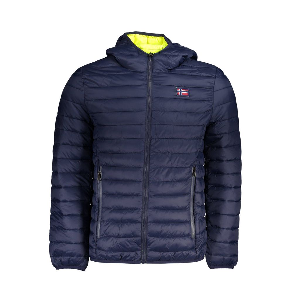 Norway 1963 Blaue Polyamid-Herrenjacke
