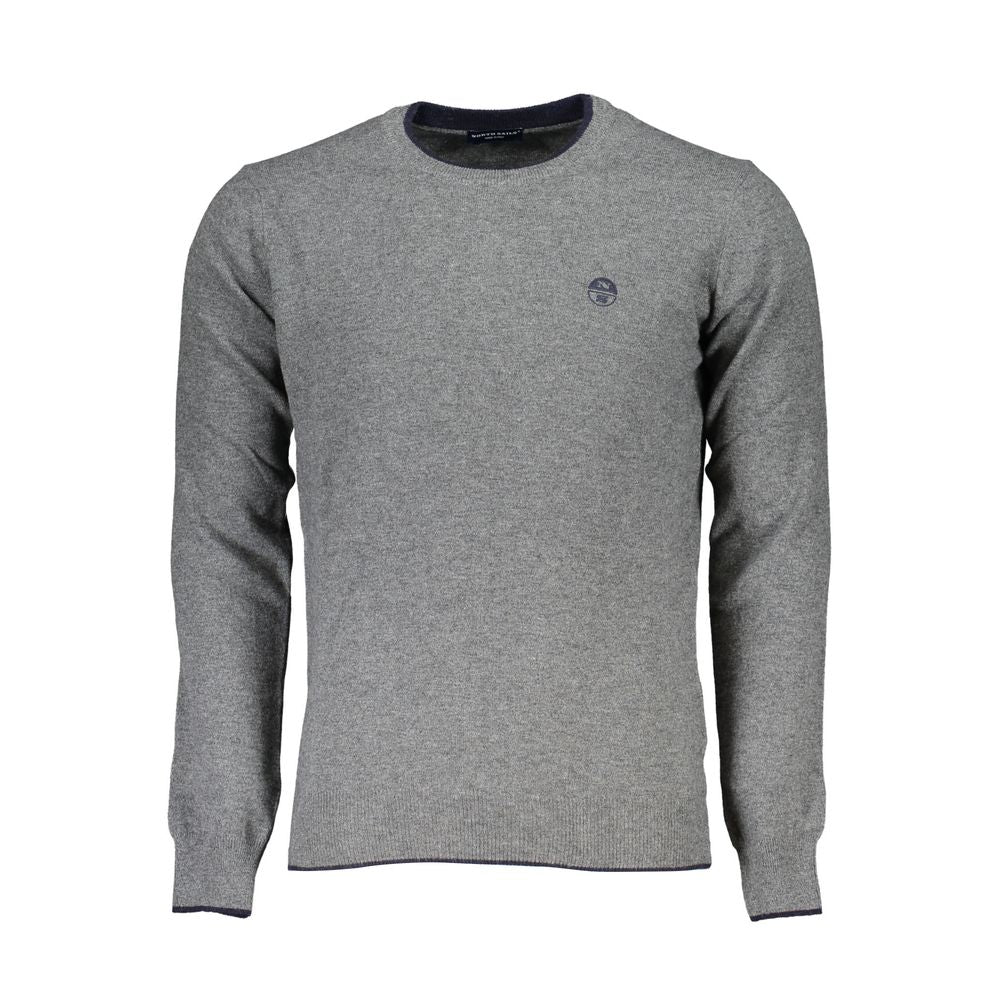 North Sails Grauer Herrenpullover aus Stoff