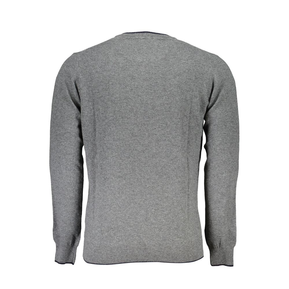 North Sails Grauer Herrenpullover aus Stoff