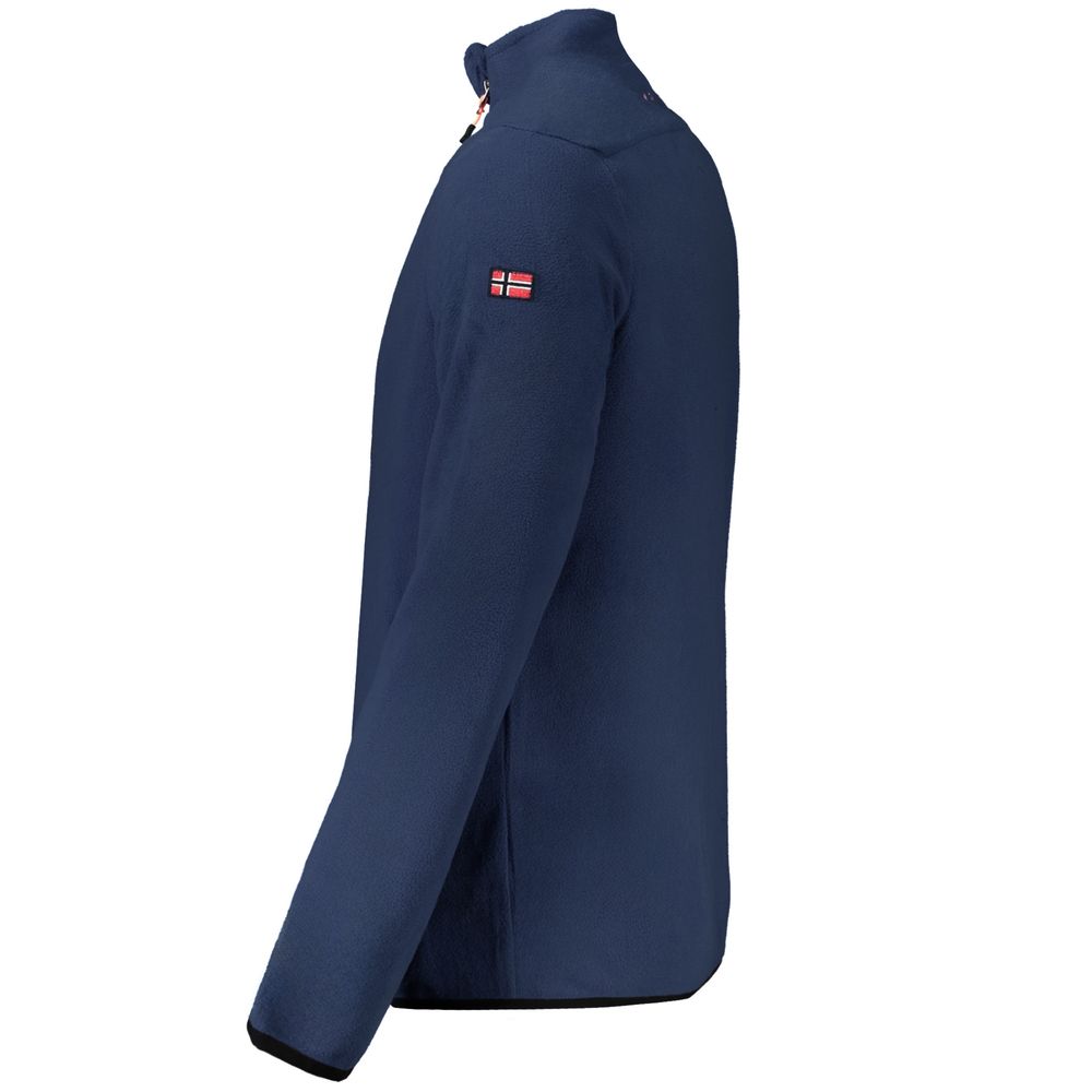 Norway 1963 Blaues Herren-Sweatshirt aus Polyester