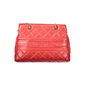 Mario Valentino Rosso Damen-Tasche aus Polyurethan mit Kette und Reißverschluss
