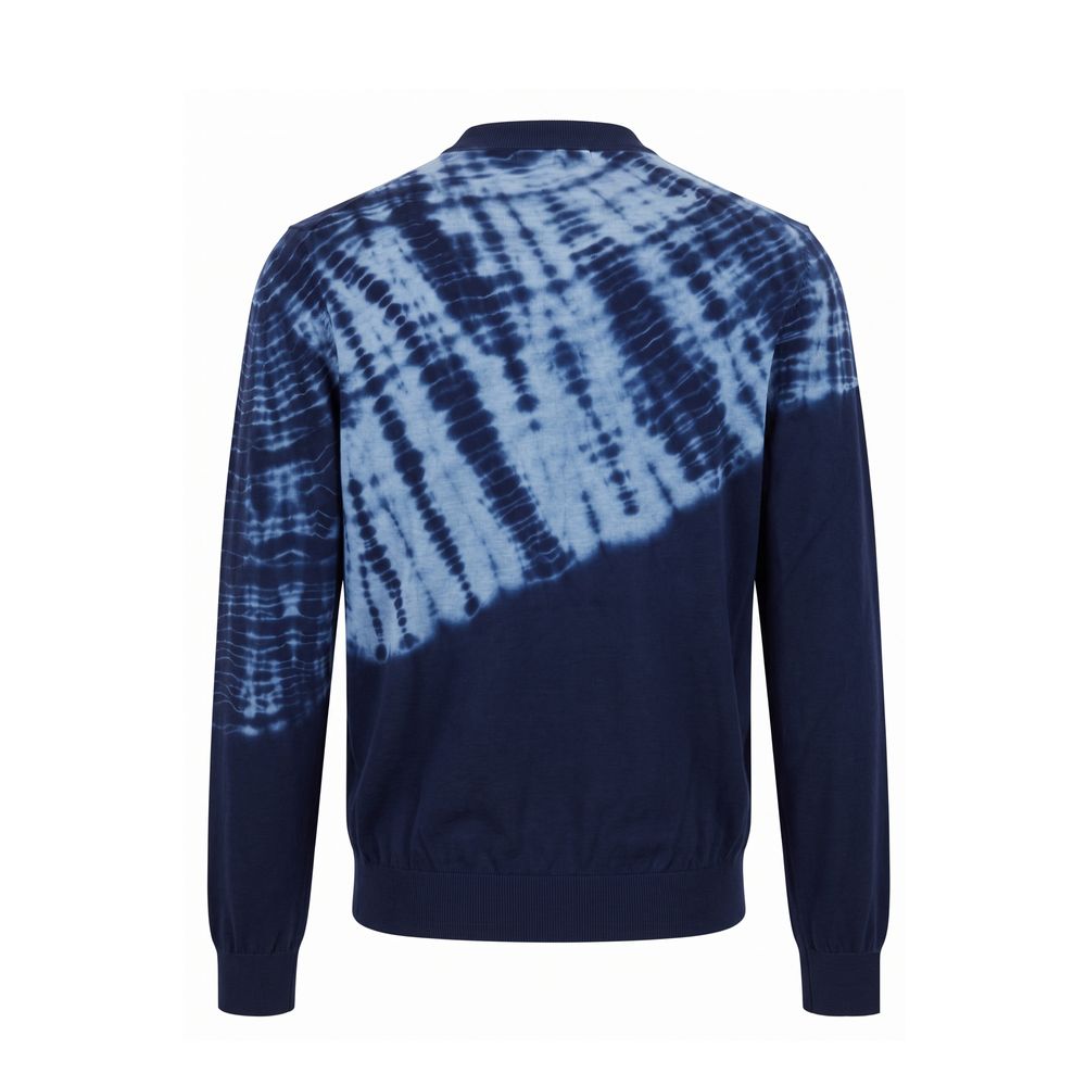 Malo Blauer Baumwollpullover für Herren