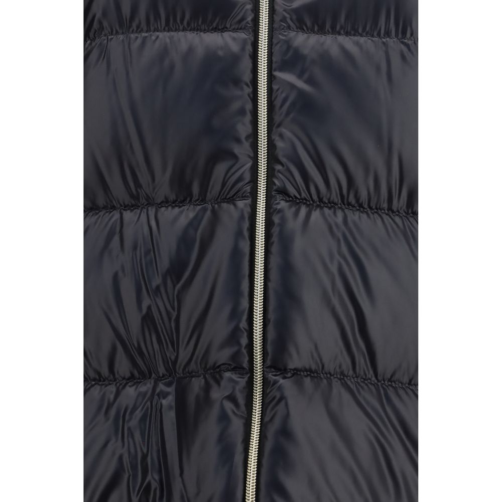 Herno Schwarze Daunenjacke aus Gänsedaunen, durchgehend