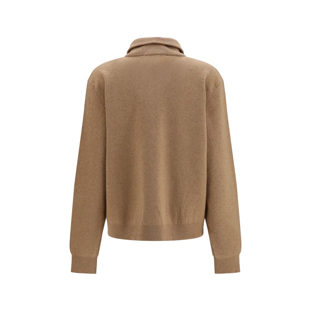 Rohe Beige Woll-Polohemd Aries