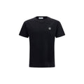 Stone Island Schwarzes Baumwoll-T-Shirt