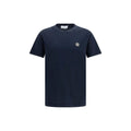 Stone Island Blaues Baumwoll-T-Shirt