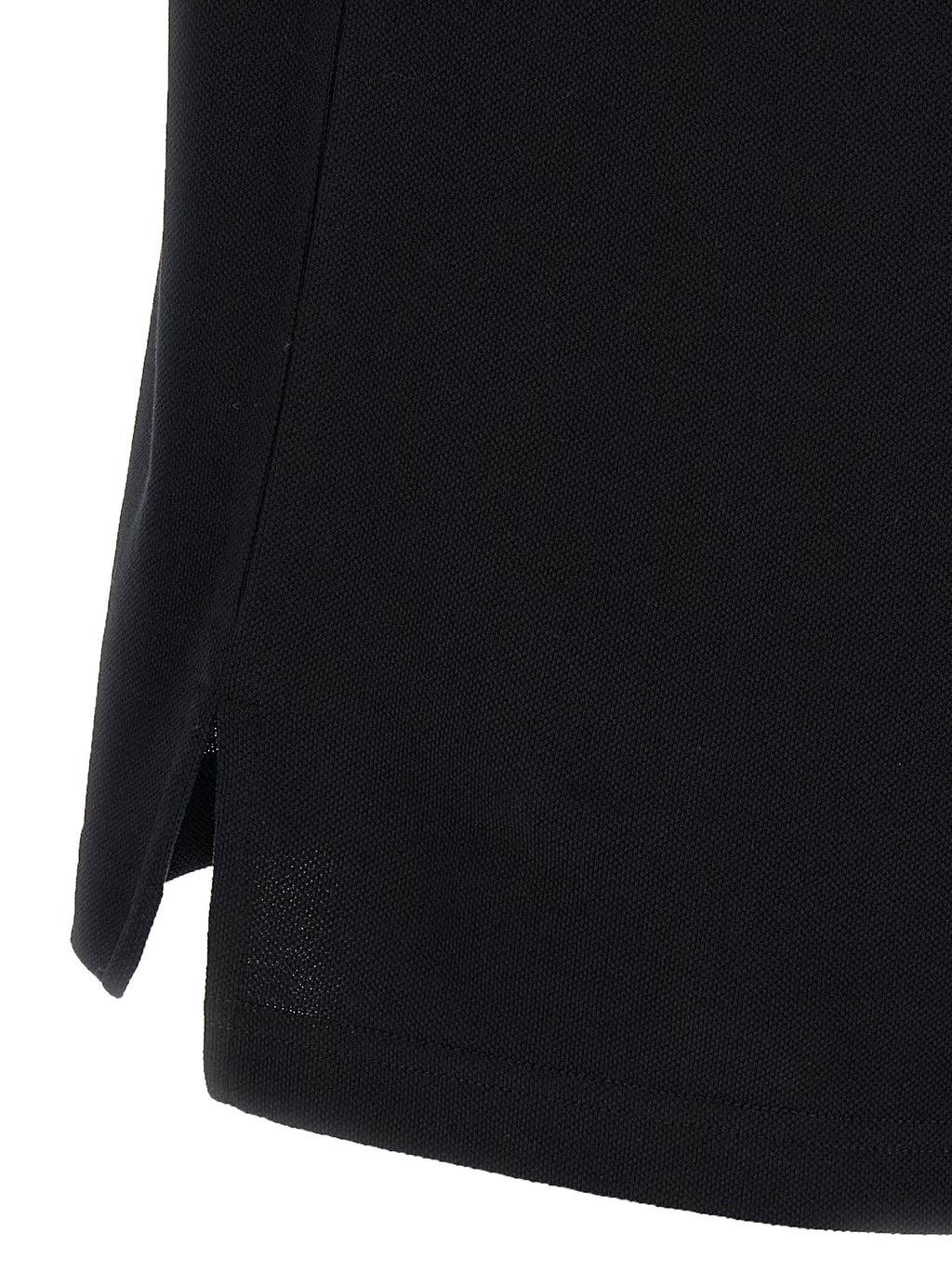 Moschino Schwarzes Baumwoll-Poloshirt