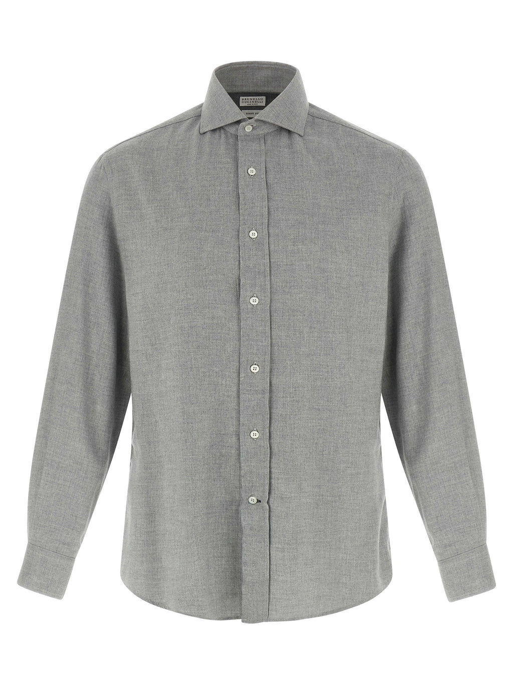 Brunello Cucinelli Graue Baumwollbluse