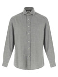 Brunello Cucinelli Graue Baumwollbluse