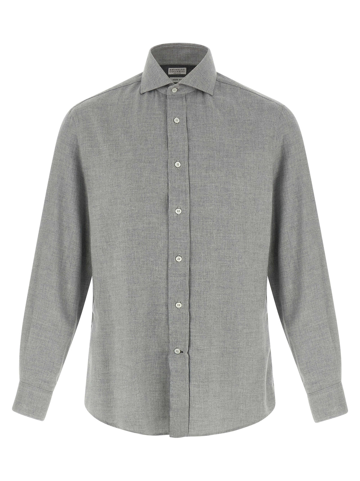 Brunello Cucinelli Graue Baumwollbluse