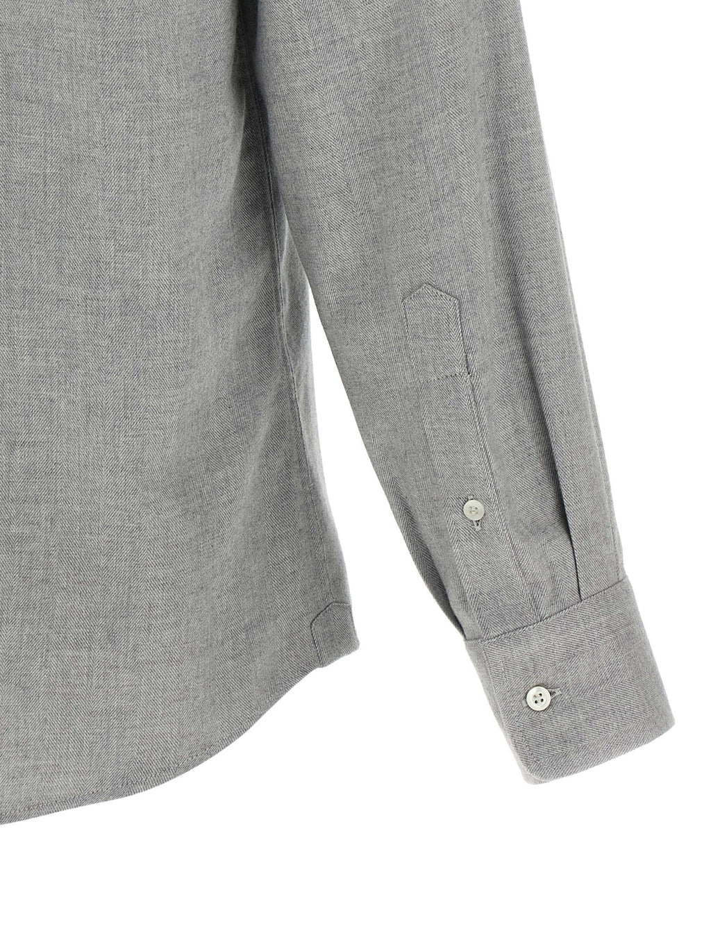Brunello Cucinelli Graue Baumwollbluse