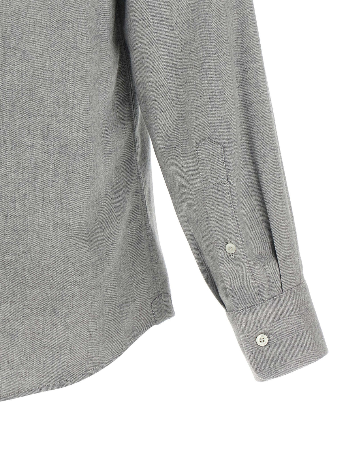 Brunello Cucinelli Graue Baumwollbluse